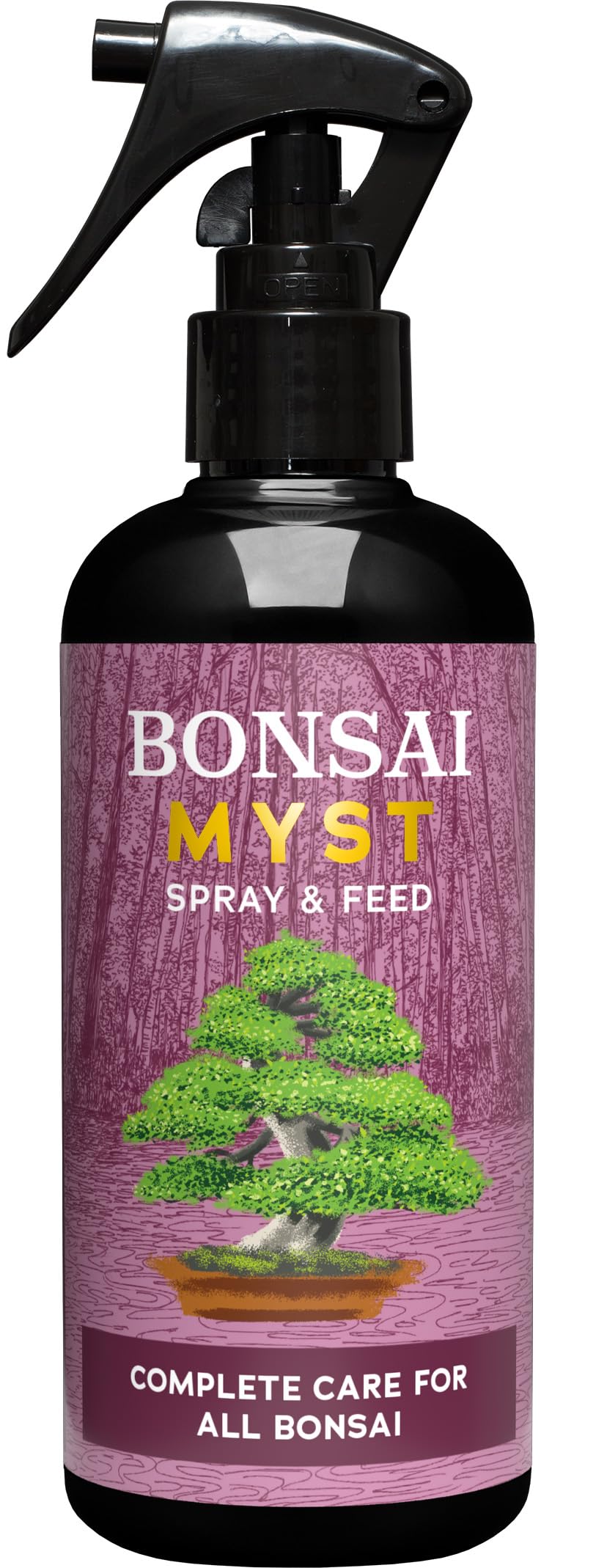 Bonsai Myst, 300ml - Foliar Feed Plant Spray for Indoor and Outdoor Bonsai Plants - Professional Grade Plant Food with Liquid Fertiliser & Essential Nutrients - Growth Enhancer & Pest Repellent