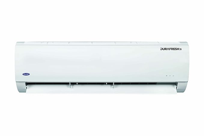 Carrier 1 Ton 3 Star Copper 12k Durafresh Inverter Split Ac White