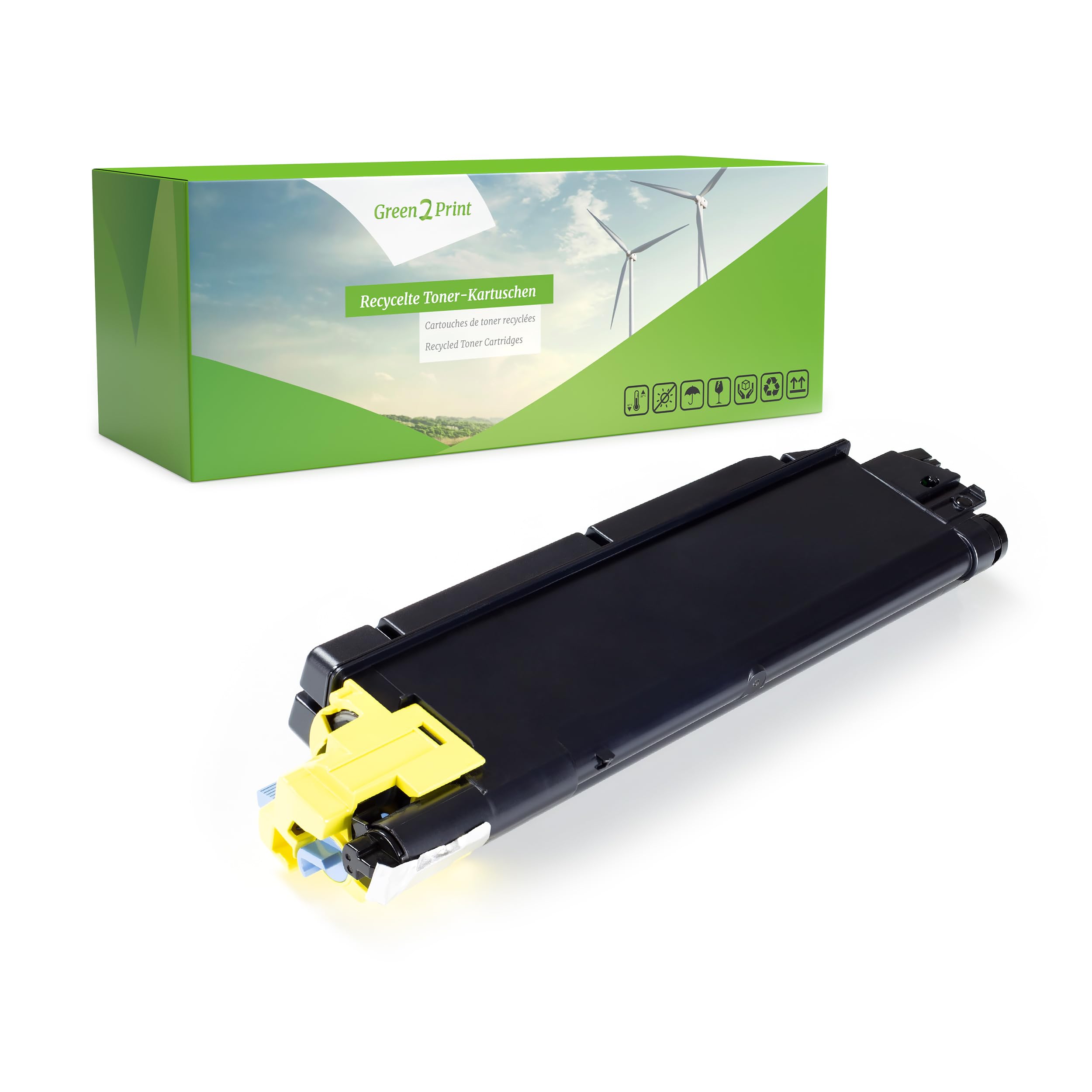 Green2Print Toner yellow 11000 pages replaces Kyocera TK-5280Y Toner cartridge for Kyocera ECOSYS M6235CIDN, M6635CIDN, P6235CDN