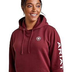 Ariat Female Ariat Logo Hoodie Zinfandel XX-Large