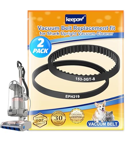 3PCS Soft Front Brush Belt Replacement Part 153-3GT-8 Vacuum Belt For Shark APEX DuoClean AZ1002 AZ1000 AX950 AX951 ZU782 Upright Vacuum Cleaner