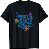 Ben 10: Alien Force Swampfire Brainstorm Chromastone Logo T-Shirt