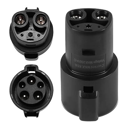 DNA Motoring TCR-001 J1772 to Tesla Charging Adapter Maximize EV Charging Options Compatible with Tesla Model 3, Y, S, X for Level 1 Level 2 Charging Stations SAE J1772 Charger