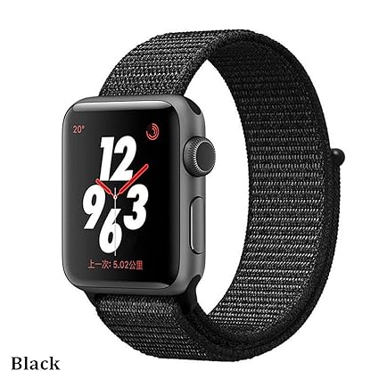 Amazon.com: Strap for Watch Band 44 mm 38mm Nylon Watch 4/3 ...