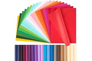 HEYPLACE 360 Sheets Tissue Paper for Crafts, 11.5x8 Inches Gift Bags Wrapping Paper Bulk 40 Assorted Colors for Art Crafts Floral Holiday Wedding Birthday Party Decoration