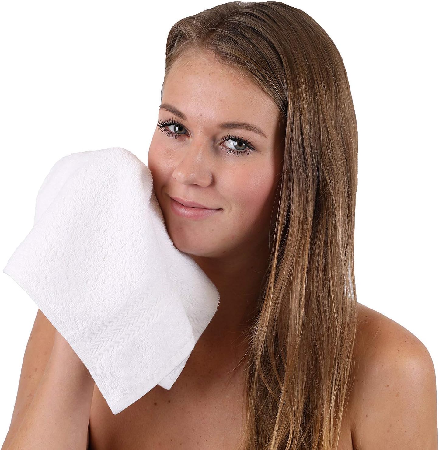 VINN DUNN® Hotel 100% Cotton Face Cloth, 12 Cotton Washcloths, Flannels Face Cloth Pack, 400 GSM Wash Cloths - Image 3