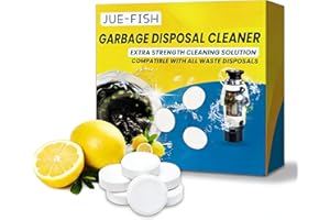 Garbage Disposal Cleaner and Deodorizer Tablets 24 Pack, Deep Sink Garbage Disposal Cleaner, Sink Odor Eliminator, Fits All K