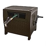 Suncast 175 ft. Wicker Style Resin Hose Hideaway