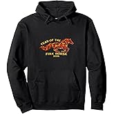 Chinese Zodiac Lunar Year of the Fire Horse 2026 Pullover Hoodie