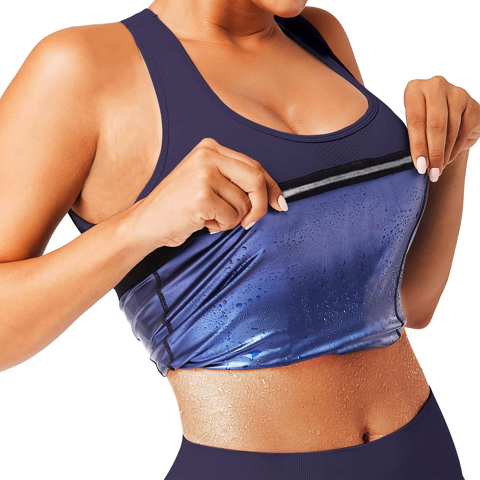 Photo 1 of SLMLEES Waist Trimmer for Women, Waist Trainer Sauna Belt, Neoprene-free Waist Cincher, Sauna Slimming Belt (Small/Medium) Black