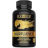 Zhou Hairfluence | Premium Hair Growth Formula for Longer, Stronger, Healthier Hair | for All Hair Types | 60 VegCaps