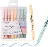 YISAN Bible Highlighter Set 8 Pastel Dry No Bleed Twist Up view 6
