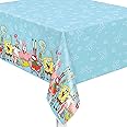 Unique Spongebob Squarepants Plastic Table Cover - 54" x 84" (1 Pc) - Rectangular Tablecloth - Perfect for Kids Birthdays & Parties