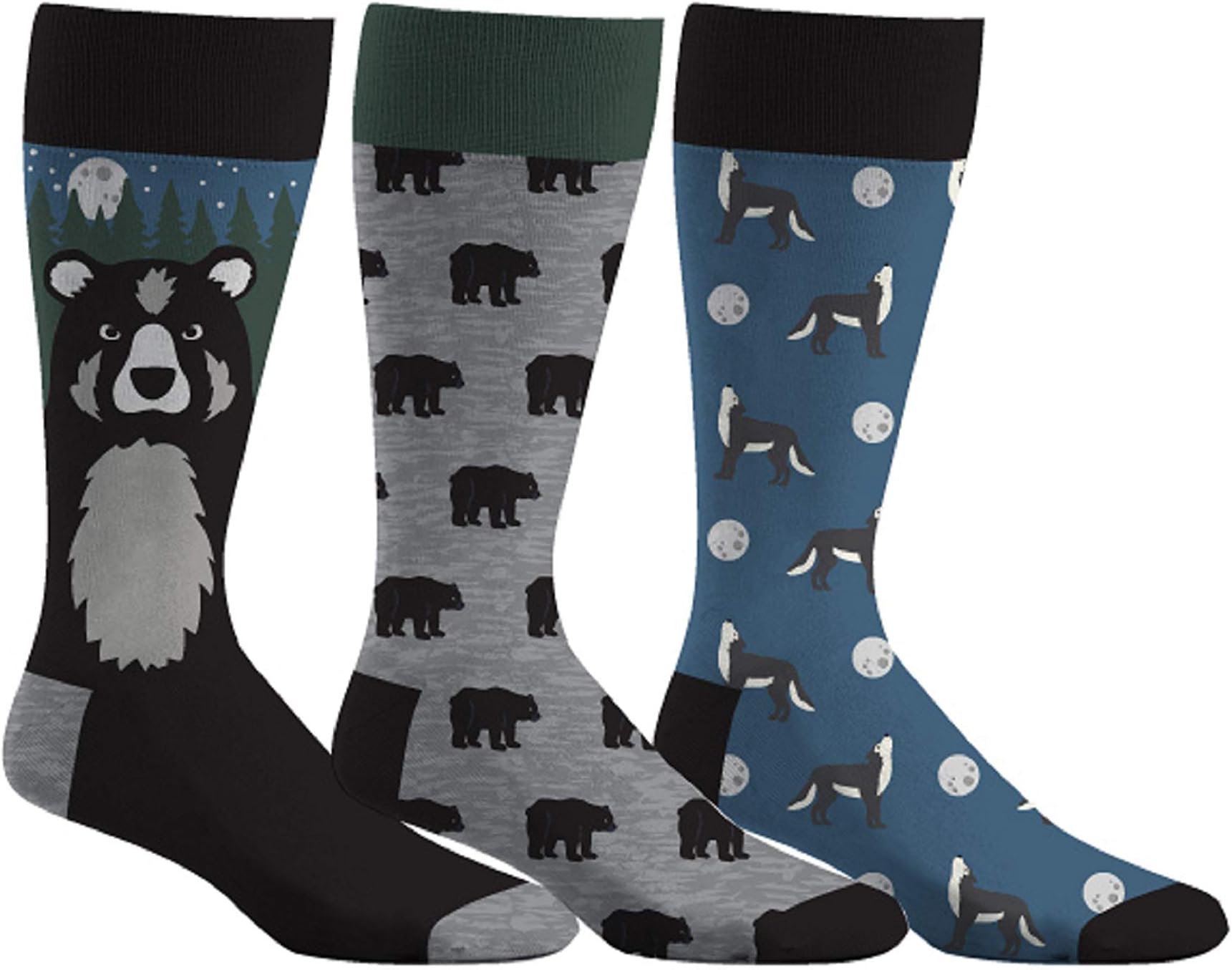 Men's Fun & Colorful Dress Socks (Various Designs)