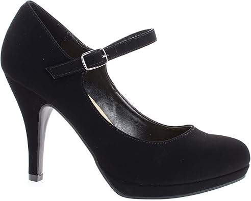 Amazon Com City Classified Almond Toe Mary Jane Extra Padded