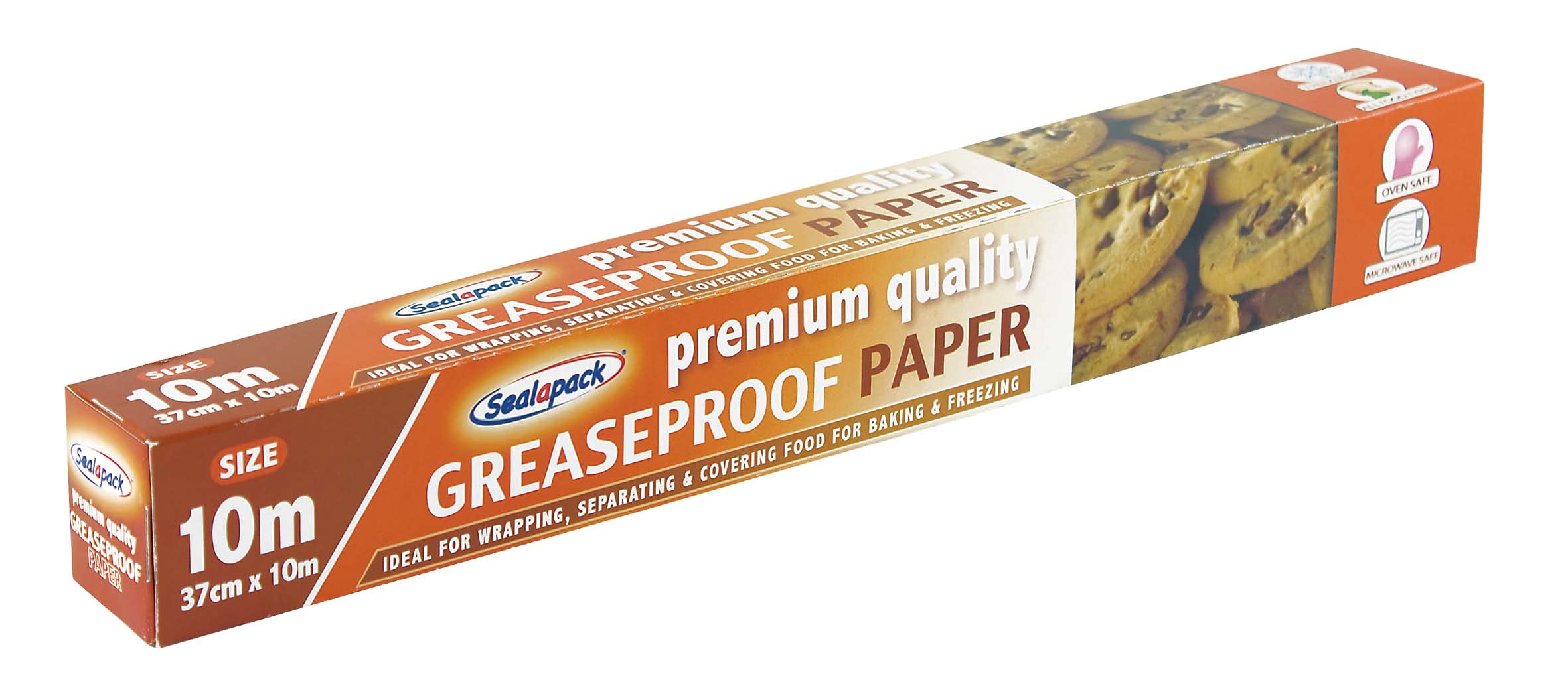 Sealapack premium quality Greaseproof Paper - 37centimeter wide x 10 metre long