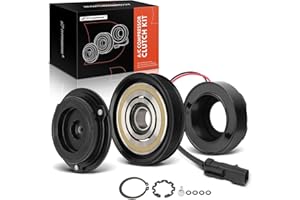 A-Premium AC Compressor Clutch Kit 2001-2007 Compatible with Dodge Grand Caravan, Chrysler Town & Country, 2001-2003 Voyager,