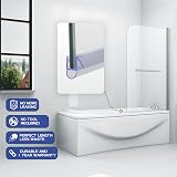 HNNHOME Pair of 2 Bath Shower Screen Door Seal Strip 6-8mm Glass view 3