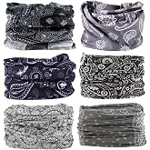 Neck Gaiter Mask Face Scarf Bandana Tube Cover Headwear Balaclava Headband Headwrap for Men and Women