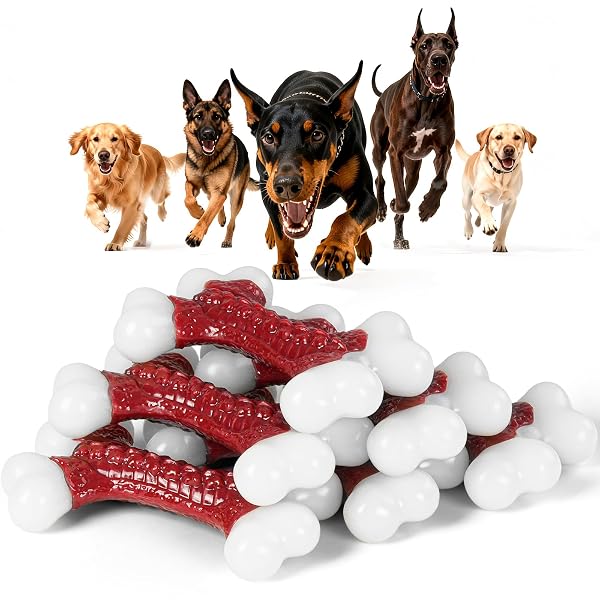 KSEROO 6-PACK INDESTRUCTIBLE DOG TOYS FOR AGGRESSIVE CHEWERS:...