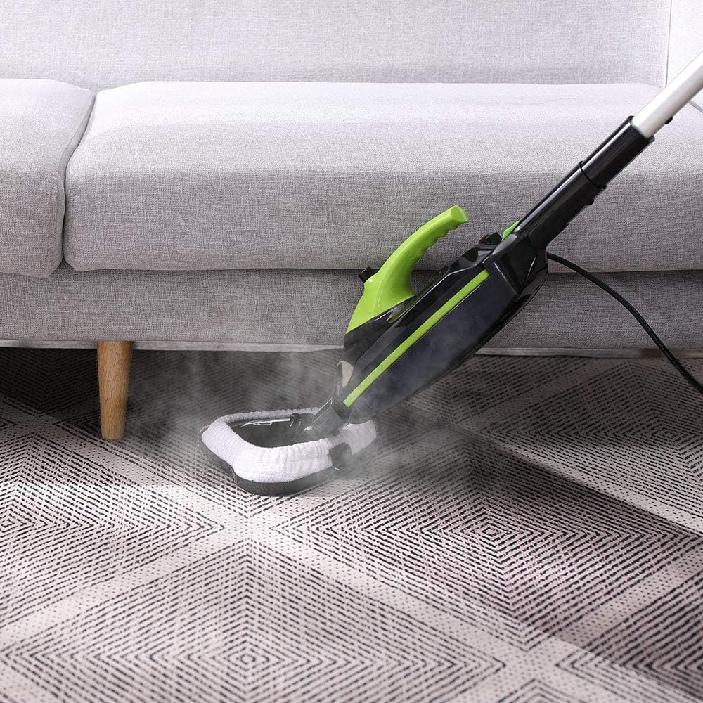 Moolan Steam Mop 12 in 1 Steam Cleaner, Floor Steamer for Hard Floor and Tile, Carpet, Laminate