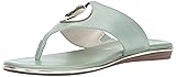 Anne Klein Women's Gia Leather Flip-Flop, M