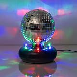 Global Gizmos Mini Disco Ball Light-Up 5 Inch USB Powered Party Tabletop view 8