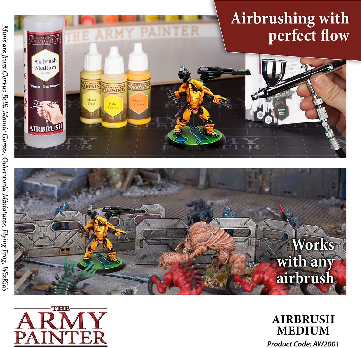 The Army Painter Airbrush Medium, 100ml Dropper Bottle Acrylic Paint Medium, Airbrush Thinner, Flow Improver - Image 3