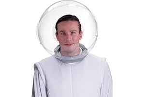 Rubies Unisex Adult Astronaut Helmet Costume Headwear, Transparent, US for Themed Parties and Halloween