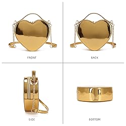 lola mae Heart Shape Satchel Crossbody Purse for