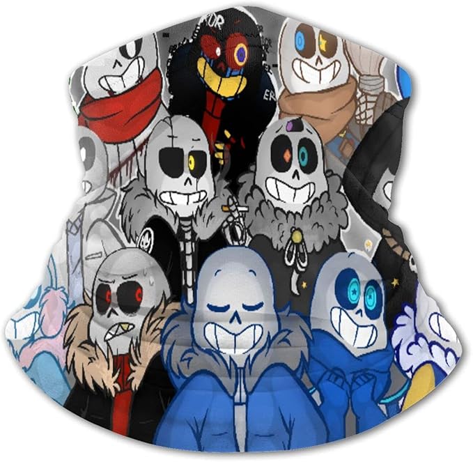 Undertale Kids Neck Gaiter Face Cover Boys Girls Bandanas