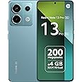 Xiaomi Redmi Note 13 PRO 5G + 4G LTE (128GB + 8GB) 6.67" 200MP Triple (Tmobile Mint Tello & Global) Global Bands Unlocked + (Fast Car Dual Charger Bundle) (Ocean Teal (Global ROM))