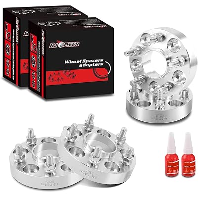 thumbnail image 2 of 4pc 1" (25mm) Hubcentric Wheel Spacers For Nissan 350Z / 370Z / Infiniti – 5x114.3, 66.1mm Hub, M12x1.25, With Lugs 2 of 6