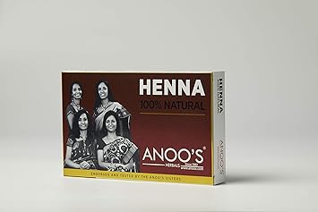 Anoos Herbal Henna 100 g Pack of 3