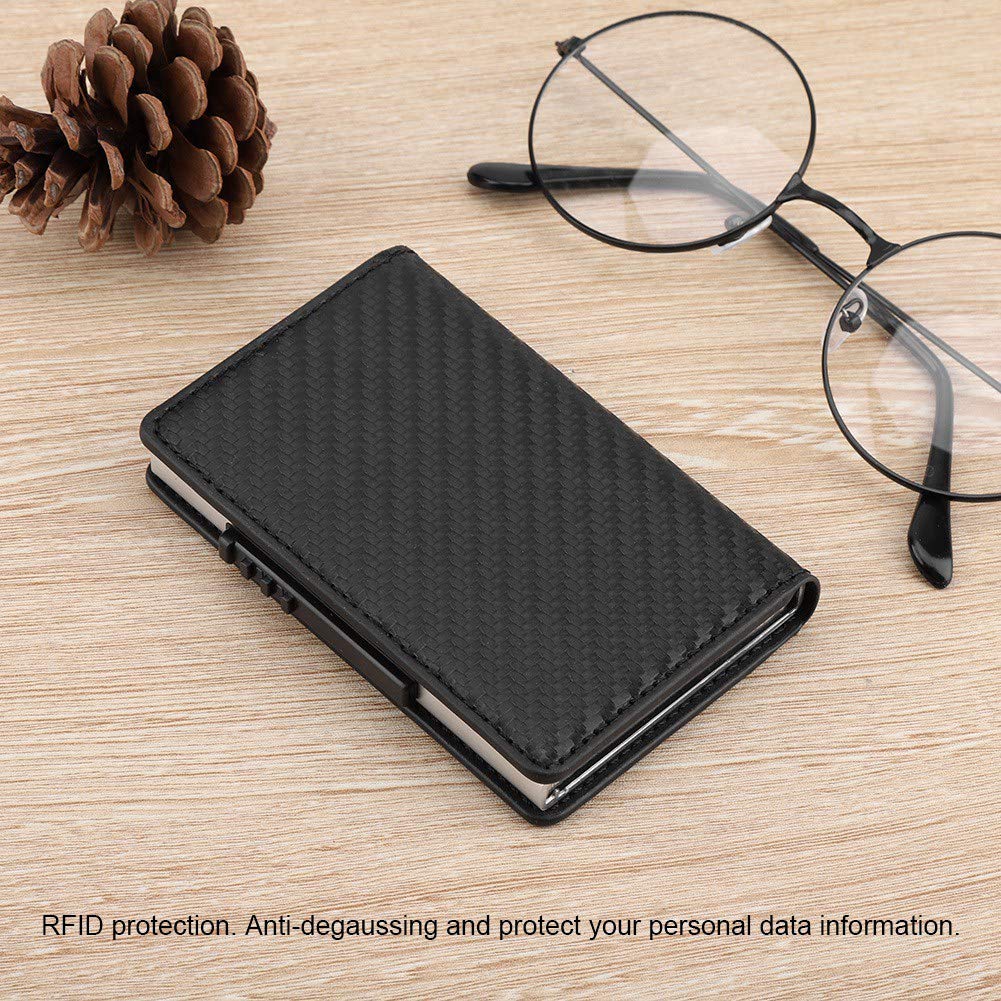 Portacarte In Alluminio Anti-RFID | Portacarte Di Credito, Capacità Grande, Unisex - Foto 6