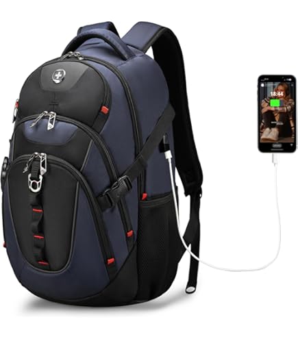backpack with large laptop sleeve "Boho Chic Daypack for Students