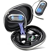 MOZC 168 Languages AI Translation Earbuds, Bluetooth 5.4 Headphones Translator, 4-in-1 Smart Mode Touch Screen Real-Time Earphones Fit iOS and Android Ideal for Travel Business Learning, Gun Black