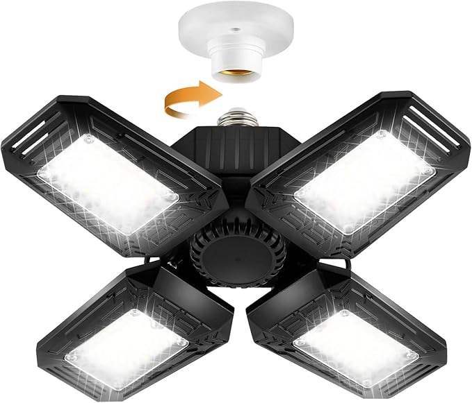 LED Garage Lights, LHKNL 12000LM Ultra Bright 120W