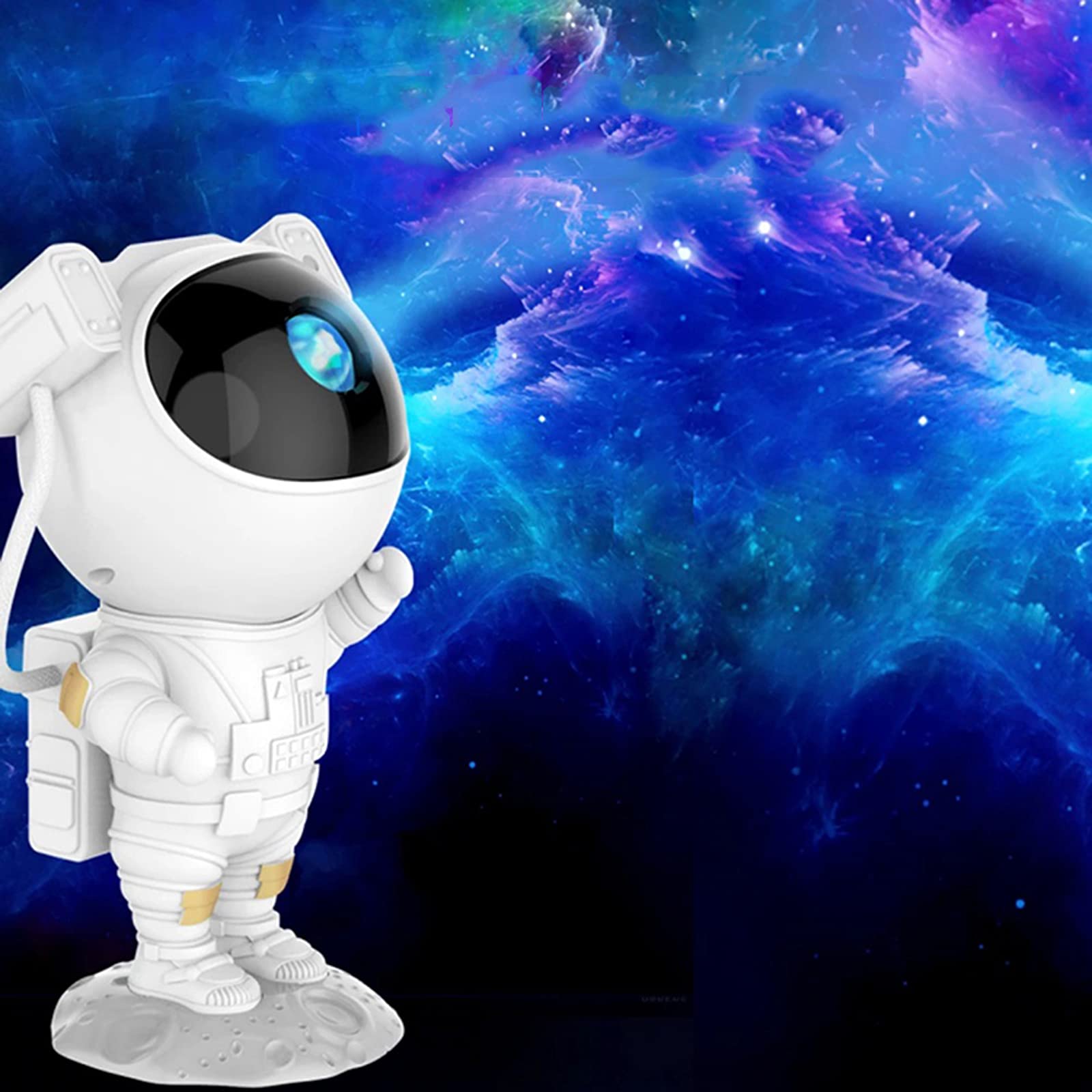 Photo 1 of AUGPET Astronaut Starry Sky Projector Night Light with Remote Control USB Powered LED Nebula Star Lighting Table Desk Lamp for Christmas Gifts Children Kids Adults Home Bedroom Decor