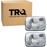 TRQ Headlight Set Sealed Beam 2 Piece | For 86-89 Acura Integra 78 American Motors Concord 78-91 Buick Century Opel Reatta Regal Skyhawk Skylark 78-20 Chevrolet