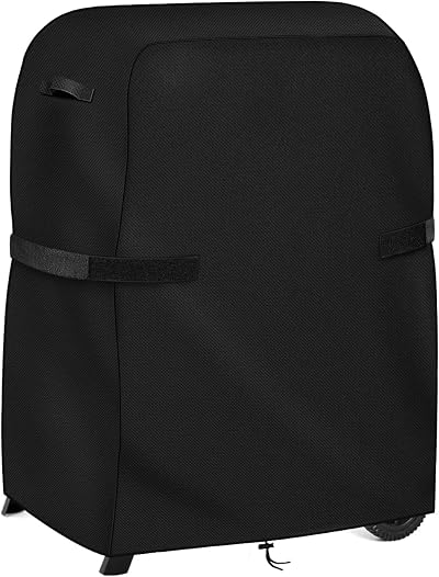 Dokon Premium BBQ Cover Waterproof 420D Oxford Large 76x66x109cm Black