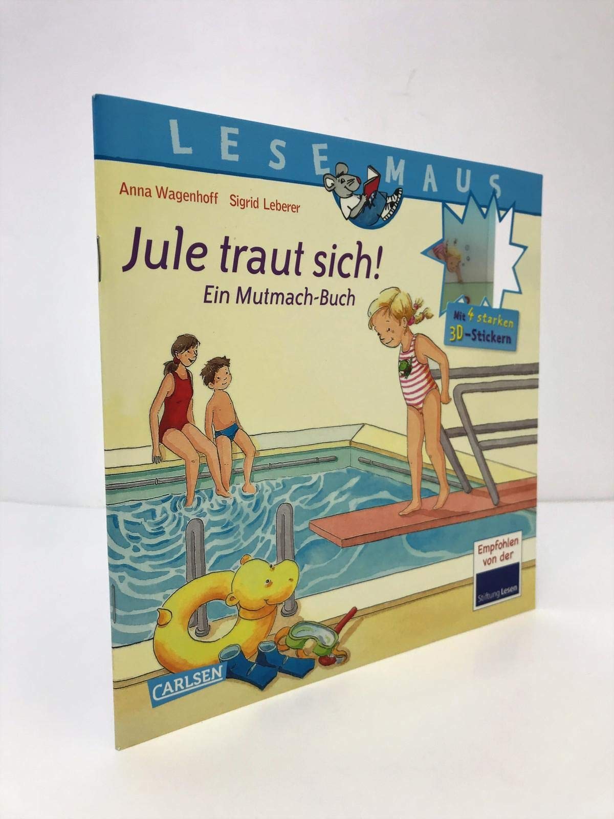 Lesemaus Sonderausgabe Jule Traut Sich Ein Mutmach Buch Mit 4 Starken 3d Stickern Amazon De Wagenhoff Anna Leberer Sigrid Bucher