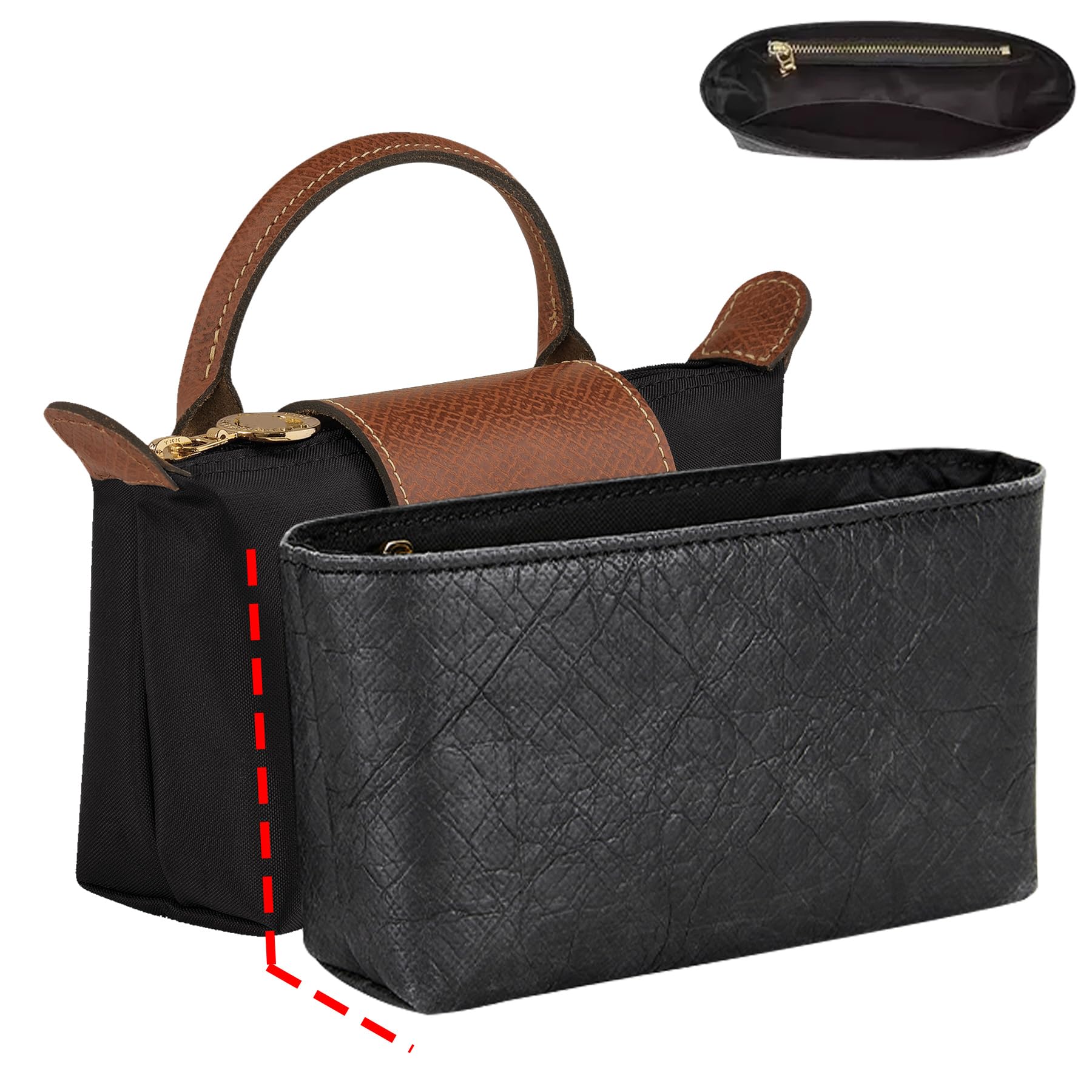 Doxo Upgraded Mini Bag Organizer Insert Compatible