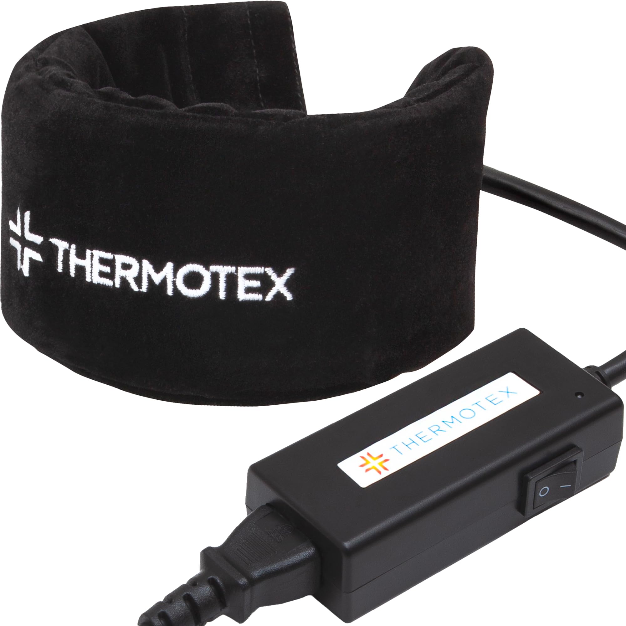 Photo 1 of Thermotex Far Infrared Premium Heating Pad – Neck – Targeted Heat Pain Relief for Neck Stiffness, Soreness, & Discomfort – Deep Muscle Tissue Penetration – Post-Workout Recovery & Rehab