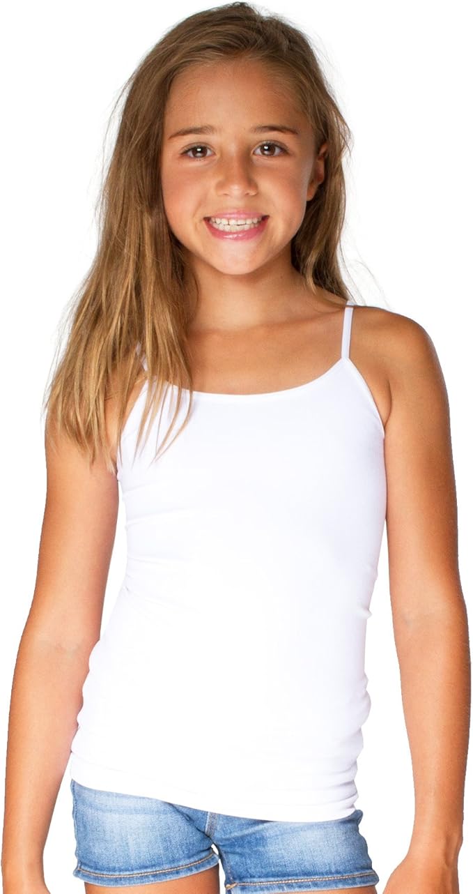 Amazon.com: Malibu Sugar Little Girls Camisole - Cami Tank Tops for