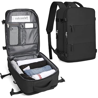 4 in 1 travel backpack Tortuga Travel Backpack Lite 40L Black