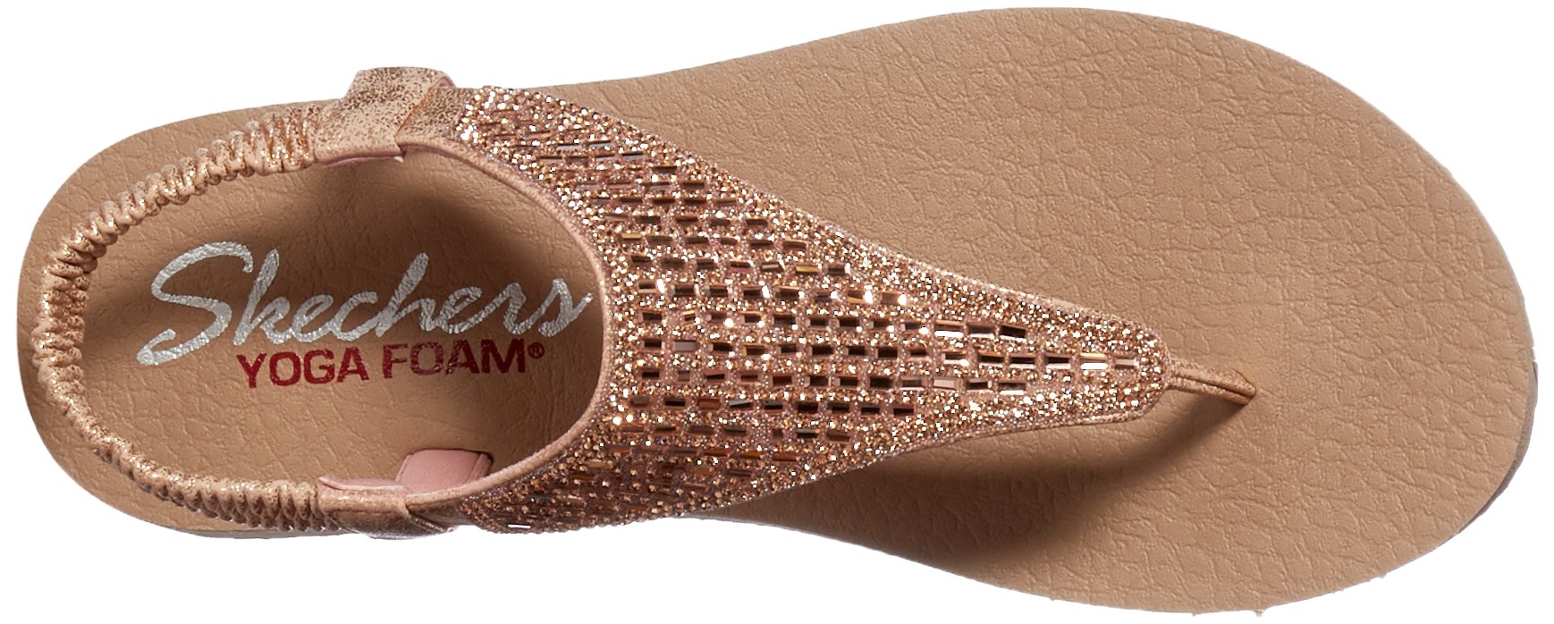 skechers yoga foam rose gold