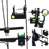 SOPOGER Archery Level Multifunctional Bow Level Tuning Tools for Rest and Sight Tunning, 3D Printing Bow String Bubble Level Bow Leveling Kit for Compound Bows