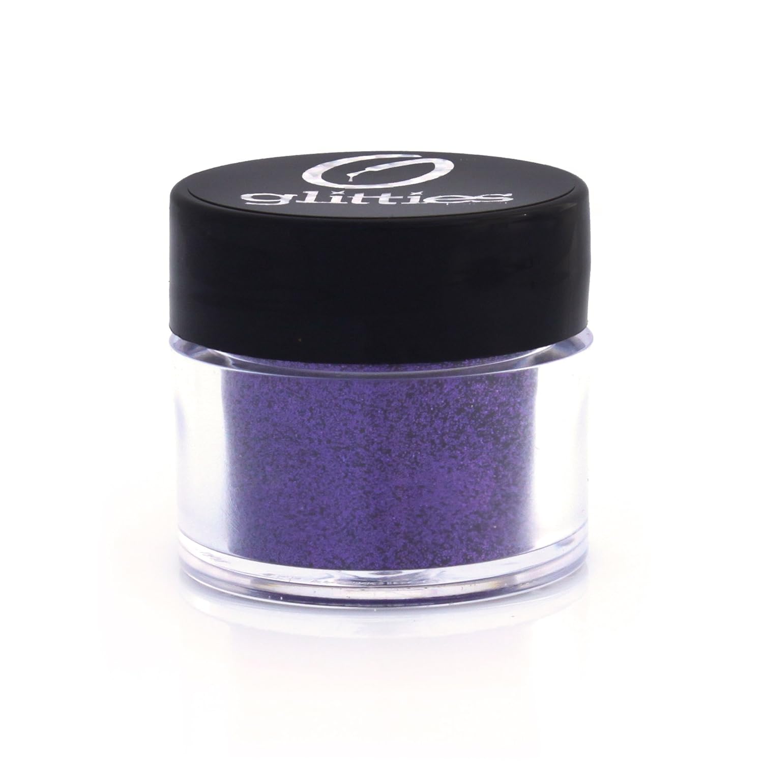 GLITTIES - Purple Essence - Cosmetic Grade Extra Fine (.006") Loose Glitter Powder Safe for Skin! Perfect for Makeup, Body Tattoos, Face, Hair, Lips, Soap, Lotion, Nail Art - (10 Gram Jars)