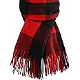 Trifabricy Winter Scarfs for Women, Cashmere Feel Plaid Scarf, Long Blanket Scarf, Winter/Fall Pashmina Shawls and Wraps